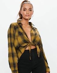 Neck Ruffle Polka